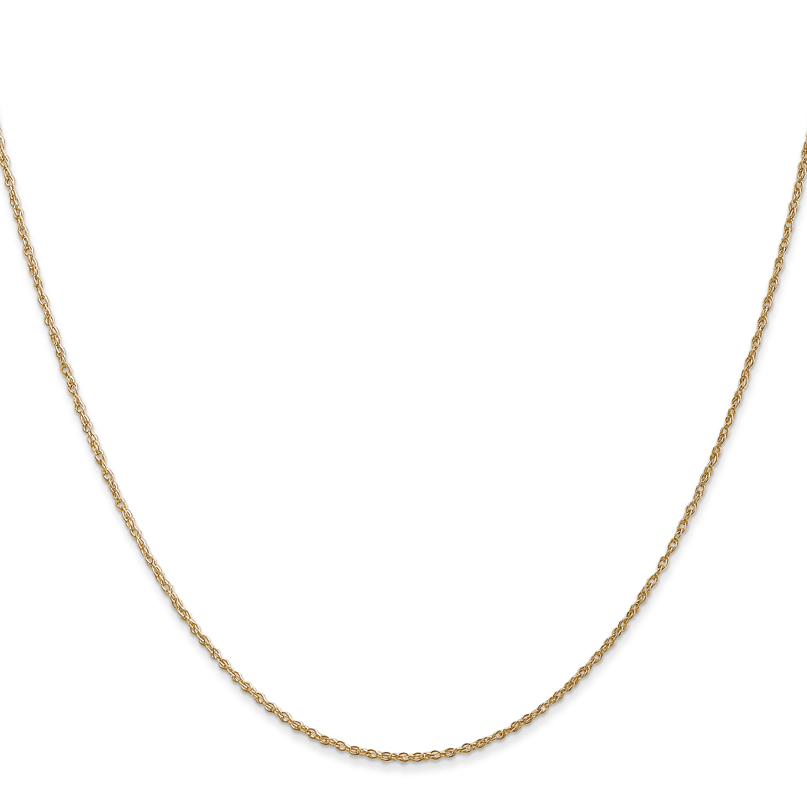 14k .8mm Light-Baby Rope Chain