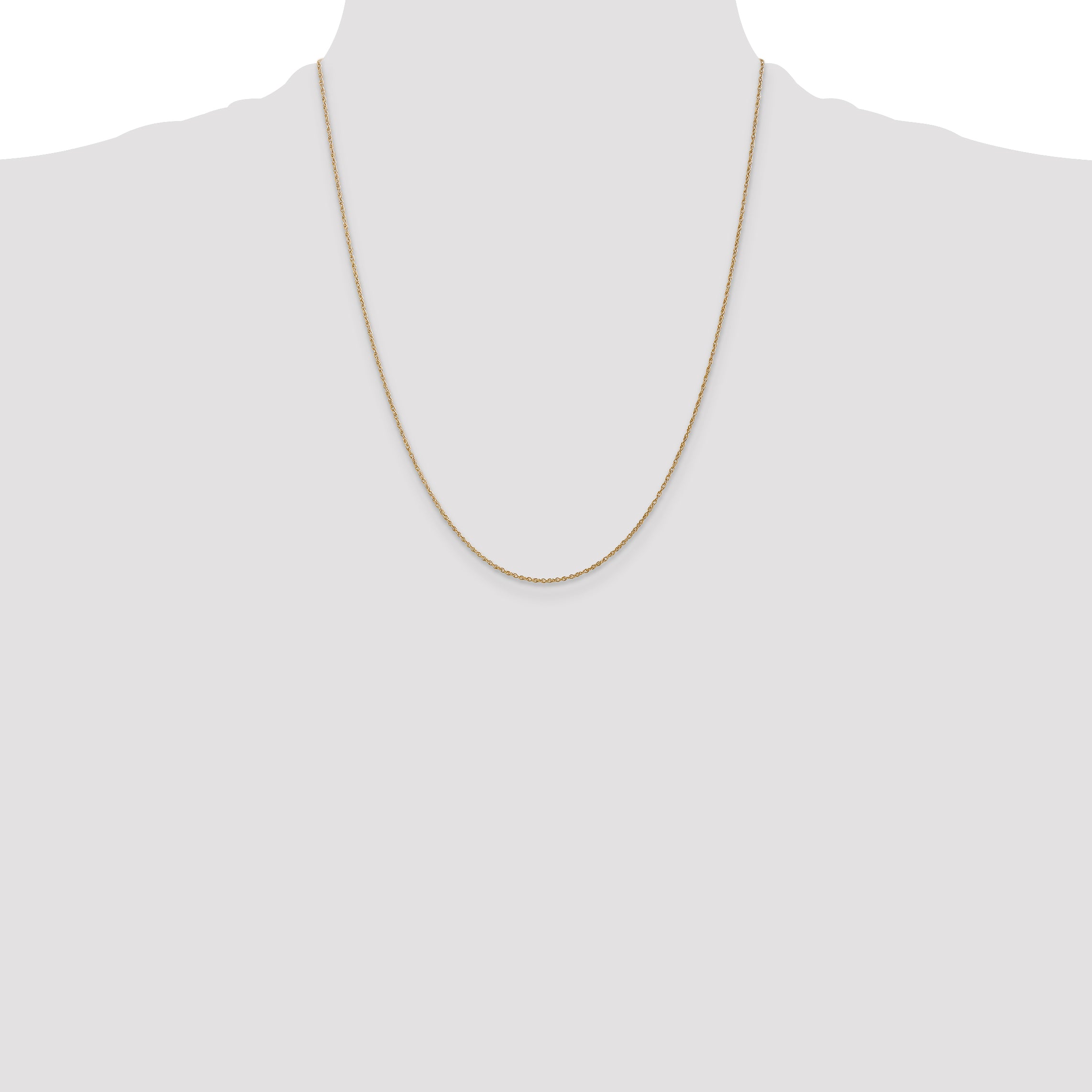 14k .8mm Light-Baby Rope Chain