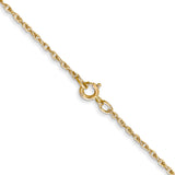 14k .8mm Light-Baby Rope Chain