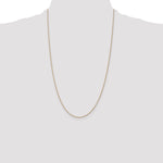 14k .8mm Light-Baby Rope Chain