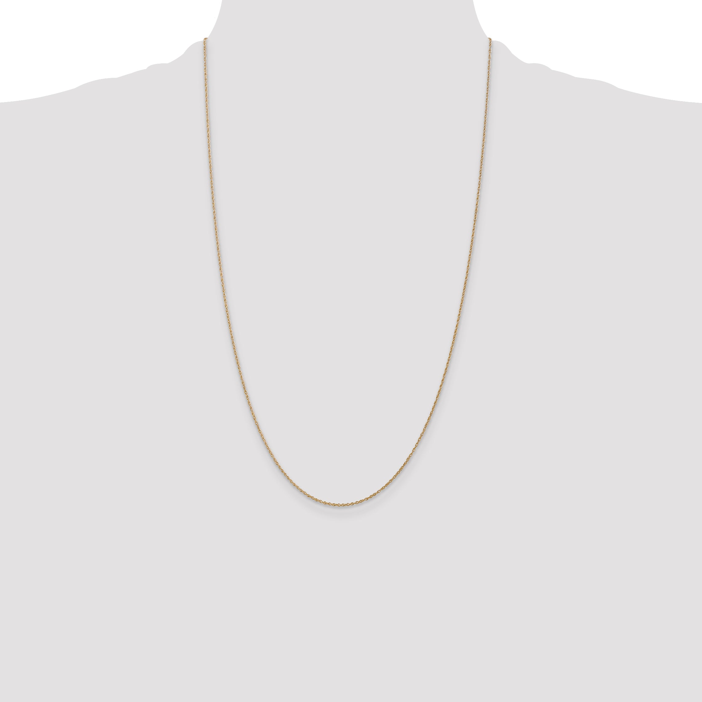 14k .8mm Light-Baby Rope Chain