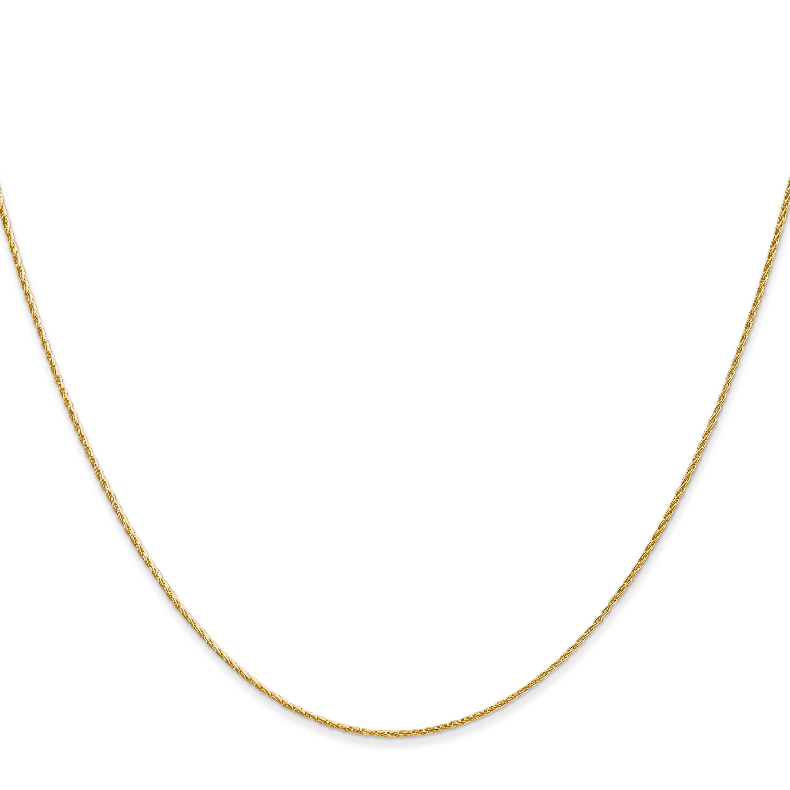 14K .7mm Round Parisian Wheat Chain