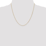 14K .7mm Round Parisian Wheat Chain