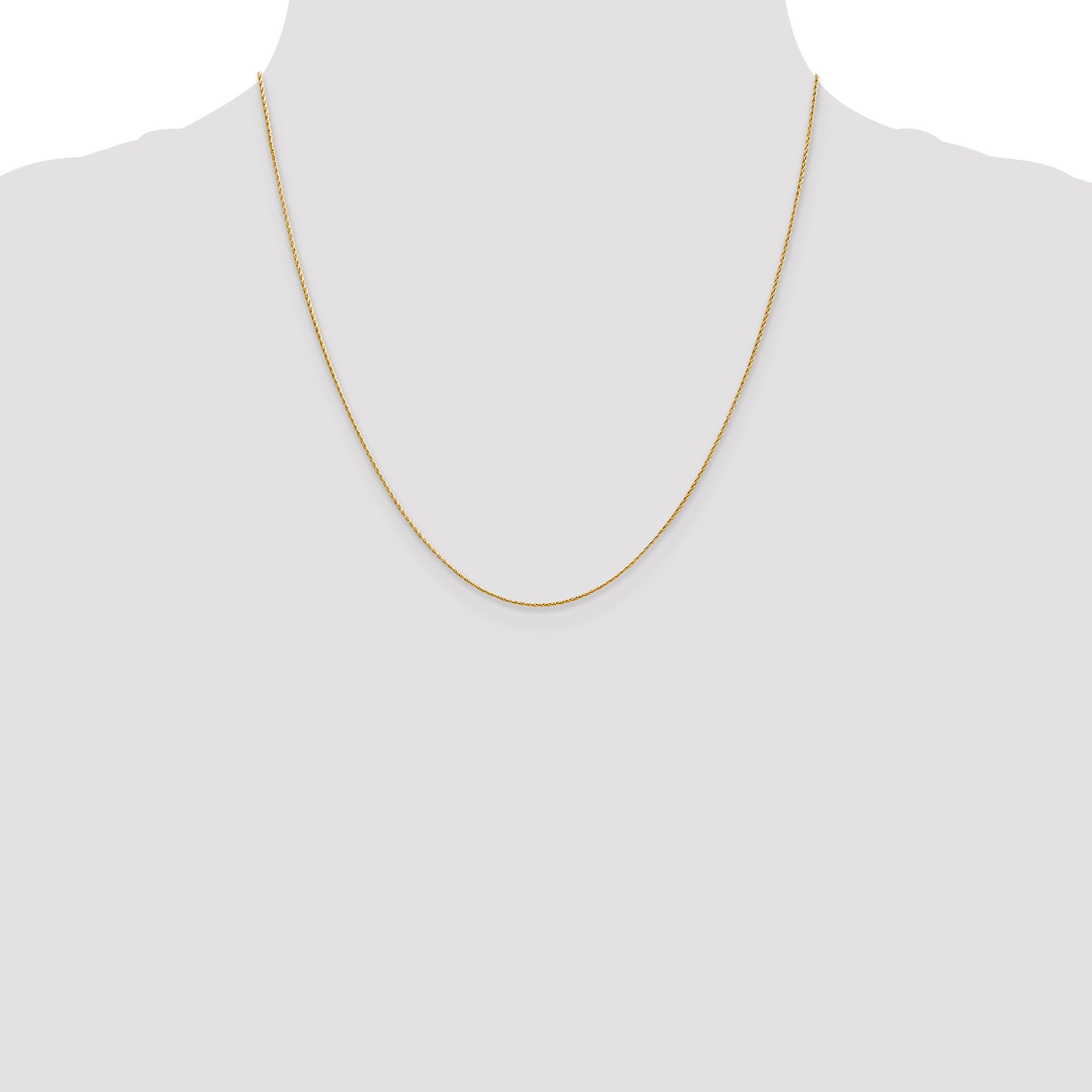 14K .7mm Round Parisian Wheat Chain