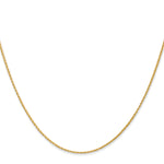 14K 1mm Round Parisian Wheat Chain