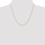 14K 1mm Round Parisian Wheat Chain