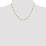 14k 1.55mm Rolo Pendant Chain
