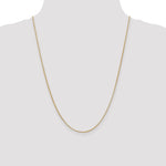 14k 1.55mm Rolo Pendant Chain