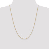 14k 1.55mm Rolo Pendant Chain