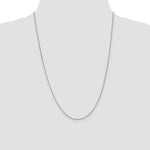 14k White Gold 1.15mm Rolo Pendant Chain