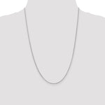 14k White Gold 1.55mm Rolo Pendant Chain