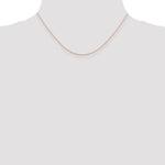 14k Rose Gold .5mm Baby Rope Chain