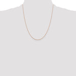 14k Rose Gold .5mm Baby Rope Chain