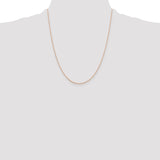 14k Rose Gold .5mm Baby Rope Chain