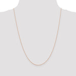 14k Rose Gold .5mm Baby Rope Chain
