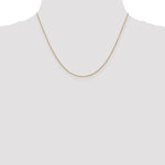 14k .9mm D/C Round Open Link Cable Chain
