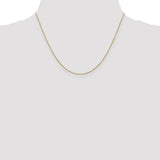 14k .9mm D/C Round Open Link Cable Chain