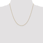 14k .9mm D/C Round Open Link Cable Chain