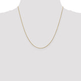 14k .9mm D/C Round Open Link Cable Chain