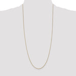 14k .9mm D/C Round Open Link Cable Chain