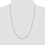 14k White Gold 1.4mm Forzantine Cable Chain