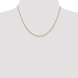 14k 1.4mm Forzantine Cable Chain