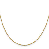 14k 1.4mm Forzantine Cable Chain