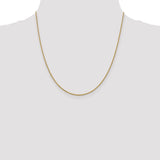 14k 1.4mm Forzantine Cable Chain