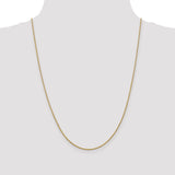14k 1.4mm Forzantine Cable Chain