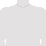 14k White Gold 1.2mm D/C Cable Chain