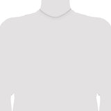 14k White Gold 1.2mm D/C Cable Chain