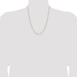14k 1.5mm Cable Chain