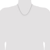 14k White Gold 1.5mm Cable Chain
