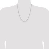 14k White Gold 1.5mm Cable Chain