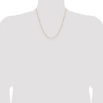 14k .8mm Forzantine Cable Chain