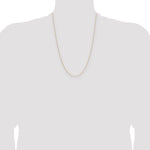 14k .8mm Forzantine Cable Chain