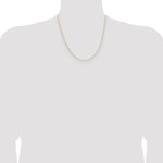14k .8mm D/C Forzantine Cable Chain