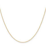 14k .8mm D/C Forzantine Cable Chain