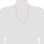 14k .8mm D/C Forzantine Cable Chain