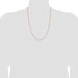 14k .8mm D/C Forzantine Cable Chain