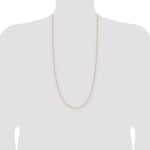 14k .8mm D/C Forzantine Cable Chain