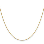 14k 1.0mm D/C Forzantine Cable Chain