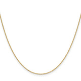 14k 1.0mm D/C Forzantine Cable Chain