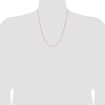 14k 1.0mm D/C Forzantine Cable Chain