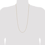 14k 1.0mm D/C Forzantine Cable Chain