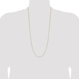 14k 1.0mm D/C Forzantine Cable Chain