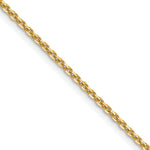 14k 1.4mm D/C Forzantine Cable Chain