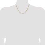 14k 1.4mm D/C Forzantine Cable Chain
