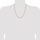 14k 1.4mm D/C Forzantine Cable Chain