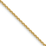14k 1.4mm D/C Forzantine Cable Chain